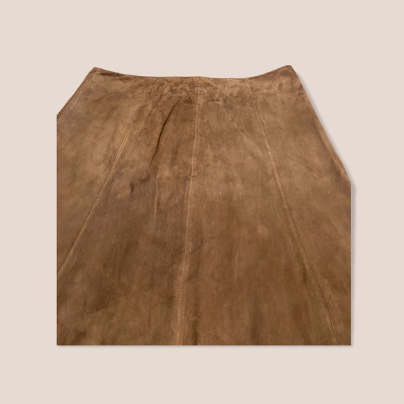 Eileen Fisher Italian Suede Skirt - Picture 2 of 13